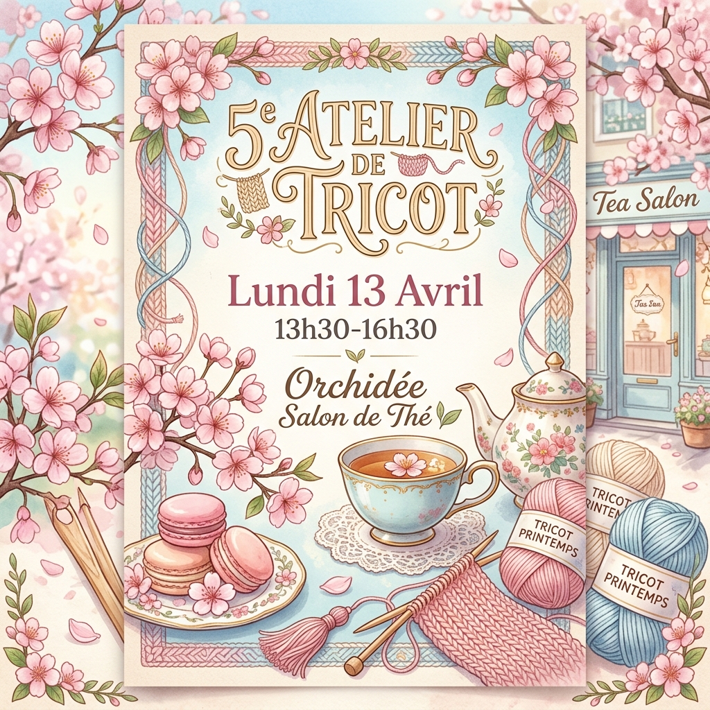 5ème Atelier de Tricot (Printemps)