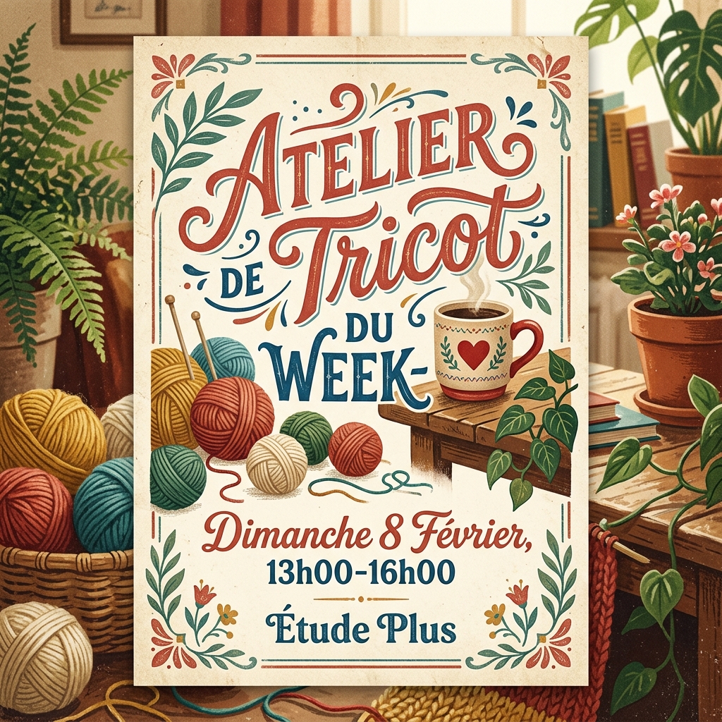 Atelier de Tricot du Week-end